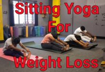 Sitting Yoga For Weight Loss || Sitting Yoga For Belly Fat And Thighs Fat