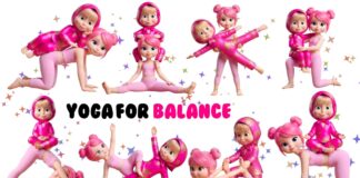 Basic Partner Yoga Poses for Kids to Improve Flexibility ✨ | Improve Flexibility Together
