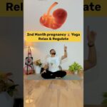 2nd Month Pregnancy Yoga 🤰 | Relax, Balance & Breathe Easy! #prenatalyoga #womenshealth