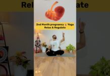 2nd Month Pregnancy Yoga 🤰 | Relax, Balance & Breathe Easy! #prenatalyoga #womenshealth