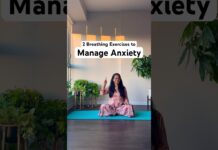 Breathing Exercises to Manage Anxiety #yoga #meditation #pranayama #anxietyrelief #yogaforbeginners