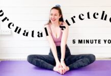 5 MINUTE PRENATAL YOGA STRETCHES | Pregnancy Yoga Stretches for all trimesters | LEMon Yoga