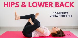 10 min Yoga Stretch For HIPS & LOWER BACK | Release tension and tightness | Yoga without mat