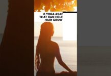 8 Yoga Asanas That Can Help You With Hair Growth #hairgrowth #homeremedies #yoga #fitness #femina