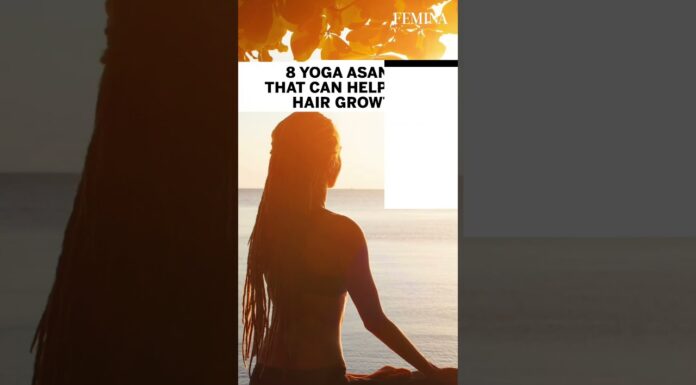 8 Yoga Asanas That Can Help You With Hair Growth #hairgrowth #homeremedies #yoga #fitness #femina