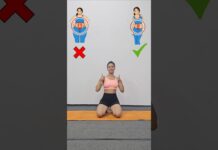 Full body fat Reduce exercise at home | workout at home to lose weight and belly fat #shorts