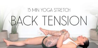 15 Min Yoga Stretch for Back & Hip Tension Relief