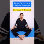 butterfly asana in pregnancy #yoga #ytshorts #health #pregnant #pregnany