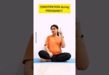 yoga for constipation during pregnancy #shorts #pregnany #yoga #health