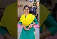 Only 1Exercise for fat burn 🔥-hip thighs&belly fat loss#weightloss #yoga #flattummy #fitness