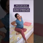 Waking up with back pain, hip stiffness, or shoulder ache during pregnancy? #prenatalyoga