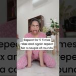 Simhasana for anxiety & stress #sahithiyoga #yogawithsahithi #stressrelief #anxietyrelief