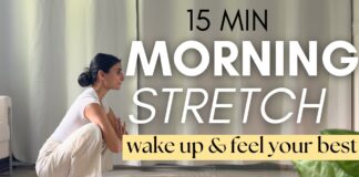 15 MIN MORNING STRETCH YOGA || Wake Up & Feel Amazing For Your Day (Yoga With Nancy)