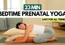 BEDTIME PRENATAL YOGA | Pregnancy Yoga for Better Sleep | How to Get Better Sleep When Pregnant
