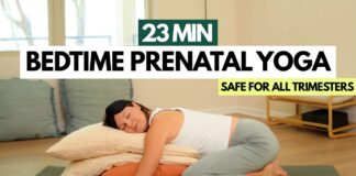BEDTIME PRENATAL YOGA | Pregnancy Yoga for Better Sleep | How to Get Better Sleep When Pregnant