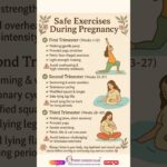 Safe Exercises in Pregnancy (Trimester-wise) 🧘♀️