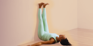 This Viparita Karani Variation Actually Helped Me Relax