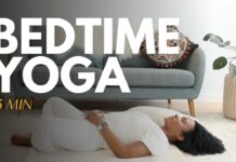 Bedtime Yoga for a Deep Sleep, Stress and Anxiety