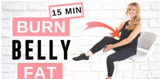 Lose Belly Fat Sitting Down | AB WORKOUT For Women Over 50!