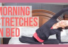5 min Morning Yoga Stretches in Bed