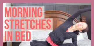 5 min Morning Yoga Stretches in Bed