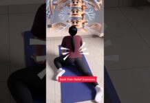 🔥Back Pain Relief at Home🏠 #shorts