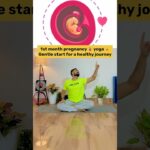 1st Month Pregnancy Yoga 🧘♀️ | Safe & Gentle Poses for Moms-to-Be #prenatalyoga #womenshealth